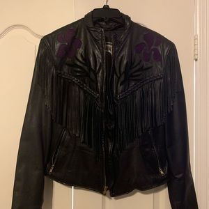 Dallas Leather Biker Jacket